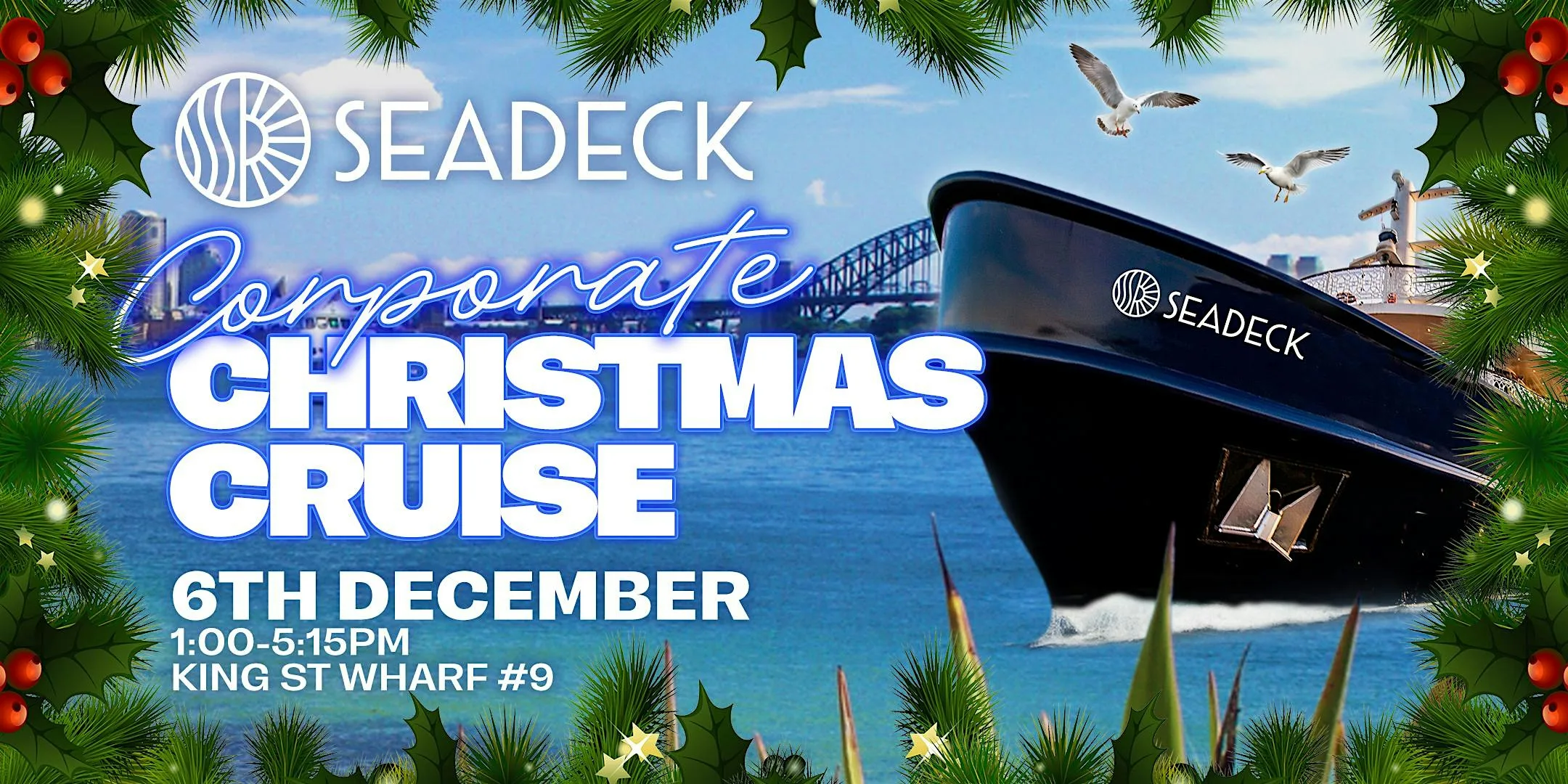 SEADECK'S CHRISTMAS CRUISE - Friday 6th December