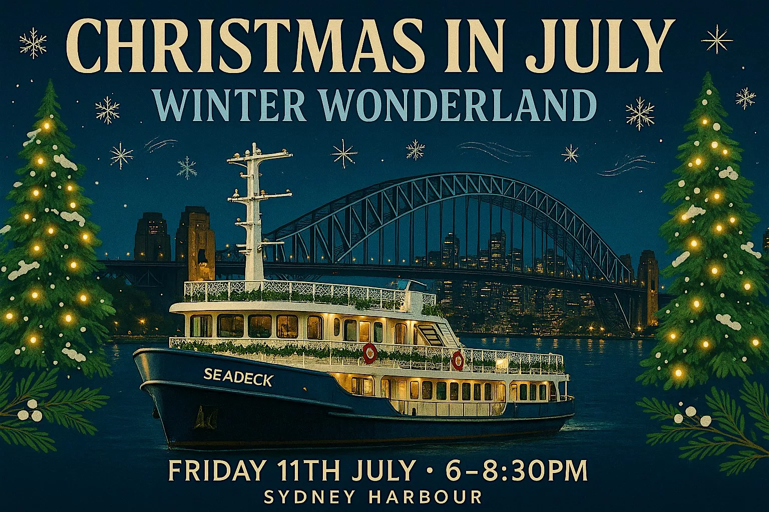 CHRISTMAS IN JULY: WINTER WONDERLAND ON SEADECK
